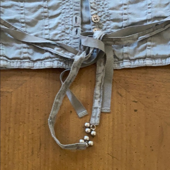 EUC Anthropology Elevenses green/Grey top size 0 - Picture 6 of 6